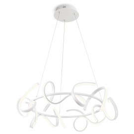ΚΡΕΜΑΣΤΟ ΦΩΤΙΣΤΙΚΟ  LED 54W 3000K (ΘΕΡΜΟ ΦΩΣ) 4427lm 3 STEP DIMMING SAND WHITE GODART 01-2104 REDO