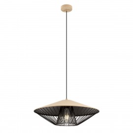 ΚΡΕΜΑΣΤΟ ΦΩΤΙΣΤΙΚΟ  E27 1x13W led max  MATT GREY BEIGE GRILL 01-3011 REDO