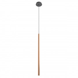 ΚΡΕΜΑΣΤΟ ΦΩΤΙΣΤΙΚΟ  LED 6W 3000K (ΘΕΡΜΟ ΦΩΣ) 396lm ROSE GOLD KANJI 01-2364 REDO