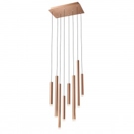 ΚΡΕΜΑΣΤΟ ΦΩΤΙΣΤΙΚΟ LED 32W 3000K (ΘΕΡΜΟ ΦΩΣ) 2176lm SATIN COPPER MADISON 01-2047 REDO