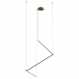 ΚΡΕΜΑΣΤΟ ΦΩΤΙΣΤΙΚΟ LED 36W 3000K (ΘΕΡΜΟ ΦΩΣ) 2641lm TRIAC BRASS STICK 01-2798 REDO