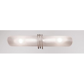 Σατινέ γυαλί. Βάση από νίκελ ματ. 77-0030 HOMELIGHTING