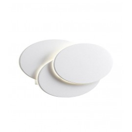 ΑΠΛΙΚΑ ΤΟΙΧΟΥ LED 35,76W 3000K (ΘΕΡΜΟ ΦΩΣ) 1620lm MAT WHITE GAMER 01-2297 REDO