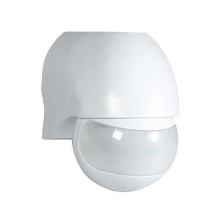 Επίτοιχος αισθητήρας κίνησης & φωτός σε λευκό χρώμα
