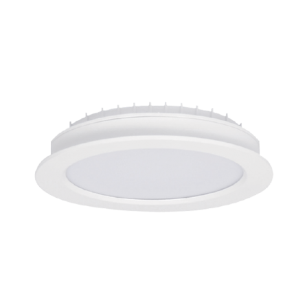 Χωνευτό Φωτιστικό LED στρογγυλό 24W 3000K (ΘΕΡΜΟ) 1920Lm Φ225mm (Φ210κοπή)