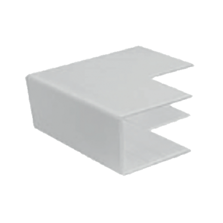 Εξωτερική γωνία για κανάλι 100x40mm σε λευκό χρώμα
