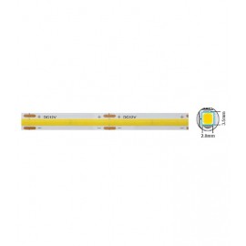 VITO COB Ταινία LED LEDStrip+ 12V 320xCOB 12W/m 3000K 1320Lm/m IP20 αυτοκόλλητη 3M 8mm ρολό 5m κοπή ανά 2.5cm