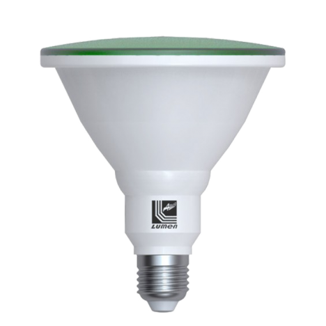 Λάμπα LED PAR38 E27 230V ΠΡΑΣΙΝΗ IP65 15W 1300Lm