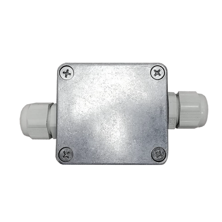 Ακροκιβώτιο Στεγανό (γκοφρέ) Ιστού mini 1 είσοδος - 1 έξοδος με κλέμμες και διπλή ασφάλεια