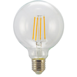 Λάμπα LED Γλόμπος Filament E27 8W 3000K (ΘΕΡΜΟ) G125 360o 806Lm VIVA