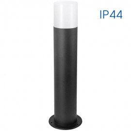 ΑΠΛΙΚΑ ΤΟΙΧΟΥ ΣΤΕΓΑΝΗ ΕΞΩΤΕΡΙΚΟΥ ΧΩΡΟΥ ΣΤΡΟΓΓΥΛΗ ΜΟΝΗΣ ΚΑΤΕΥΘΥΝΣΗΣ 1xΕ27 Φ84x800mm IP44 ΜΑΥΡΟ ΑΤΣΑΛΙ & ΠΟΛΥΚΑΡΒΟΝΙΚΟ KYOTO VIVA