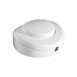 ΔΙΑΚΟΠΤΗΣ ΠΟΡΤΑΤΙΦ ΠΟΔΙΟΥ Φ65x23mm ΛΕΥΚΟΣ 230V IP20 VIVA