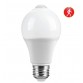 Λαμπτήρας led Ε27 με αισθητήρα 7W 4000K (ΦΩΣ ΗΜΕΡΑΣ) 180o 630Lumens