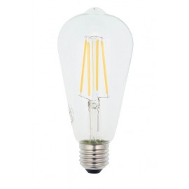 ΛΑΜΠΤΗΡΑΣ LED FILAMENT LEDISONE-2-ΔΙΑΦΑΝΟΣ ST64 8W 1016Lm E27 4000K (ΦΩΣ ΗΜΕΡΑΣ) 1514590 VITO