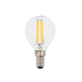 ΛΑΜΠΤΗΡΑΣ LED FILAMENT LEDISONE-2-ΔΙΑΦΑΝΟΣ ΣΦΑΙΡΙΚΟΣ G45 4W 520Lm E14 2700K (ΘΕΡΜΟ ΦΩΣ) 1514520 VITO