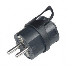 ΦΙΣ ΣΟΥΚΟ ΑΡΣΕΝΙΚΟ ΜΕ ΠΙΑΣΤΡΑ 16A 250V ΜΑΥΡΟ 290-102 COMMEL